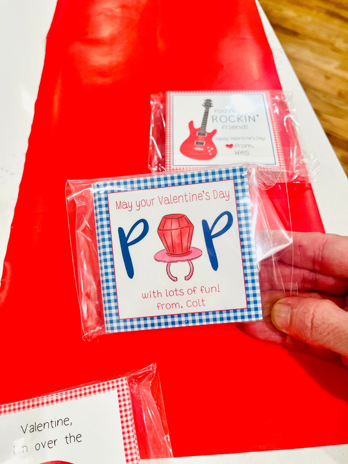 Valentine Tags & Stickers - POP