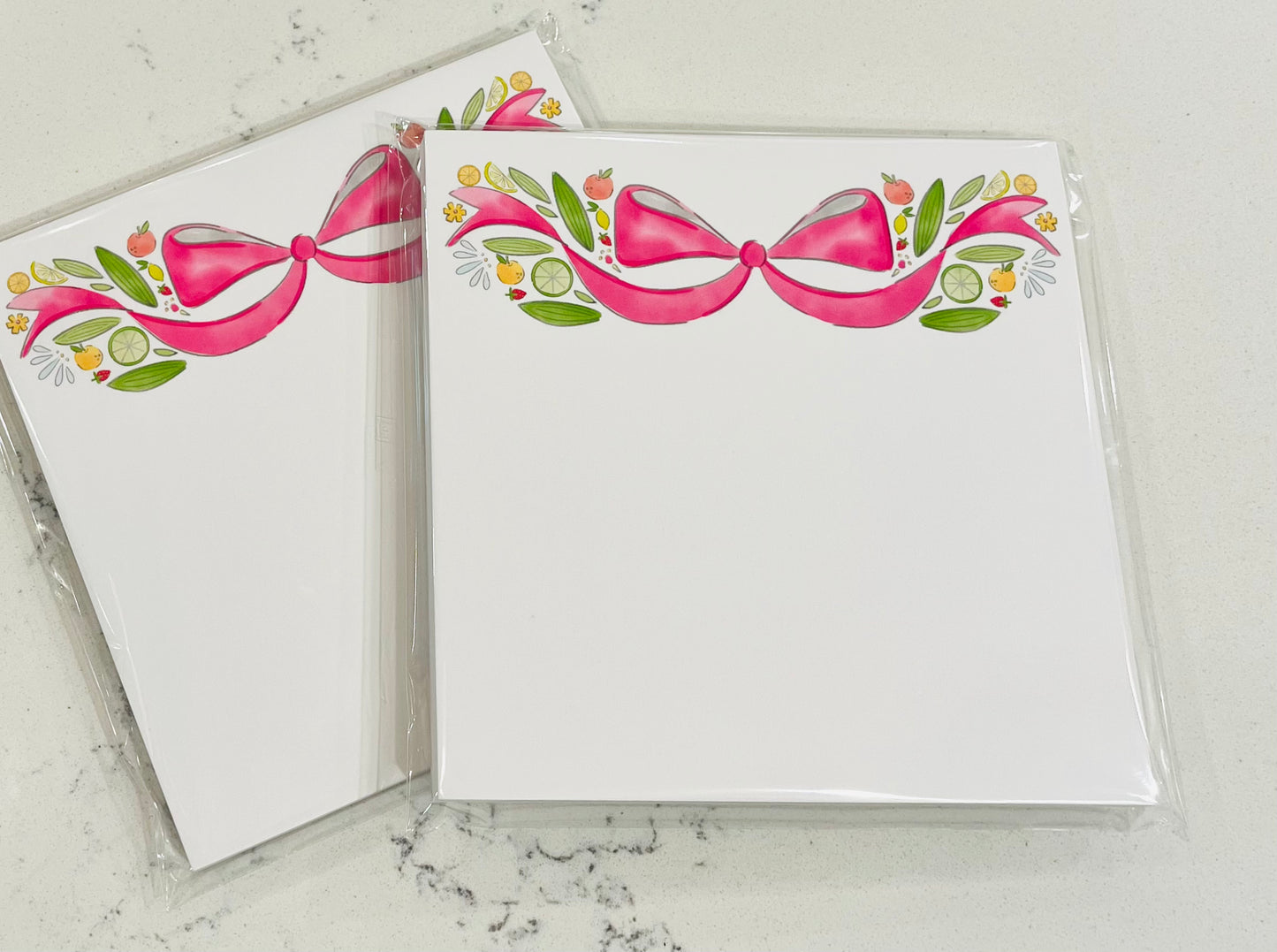 Personalized Notepad - Fruit Bow