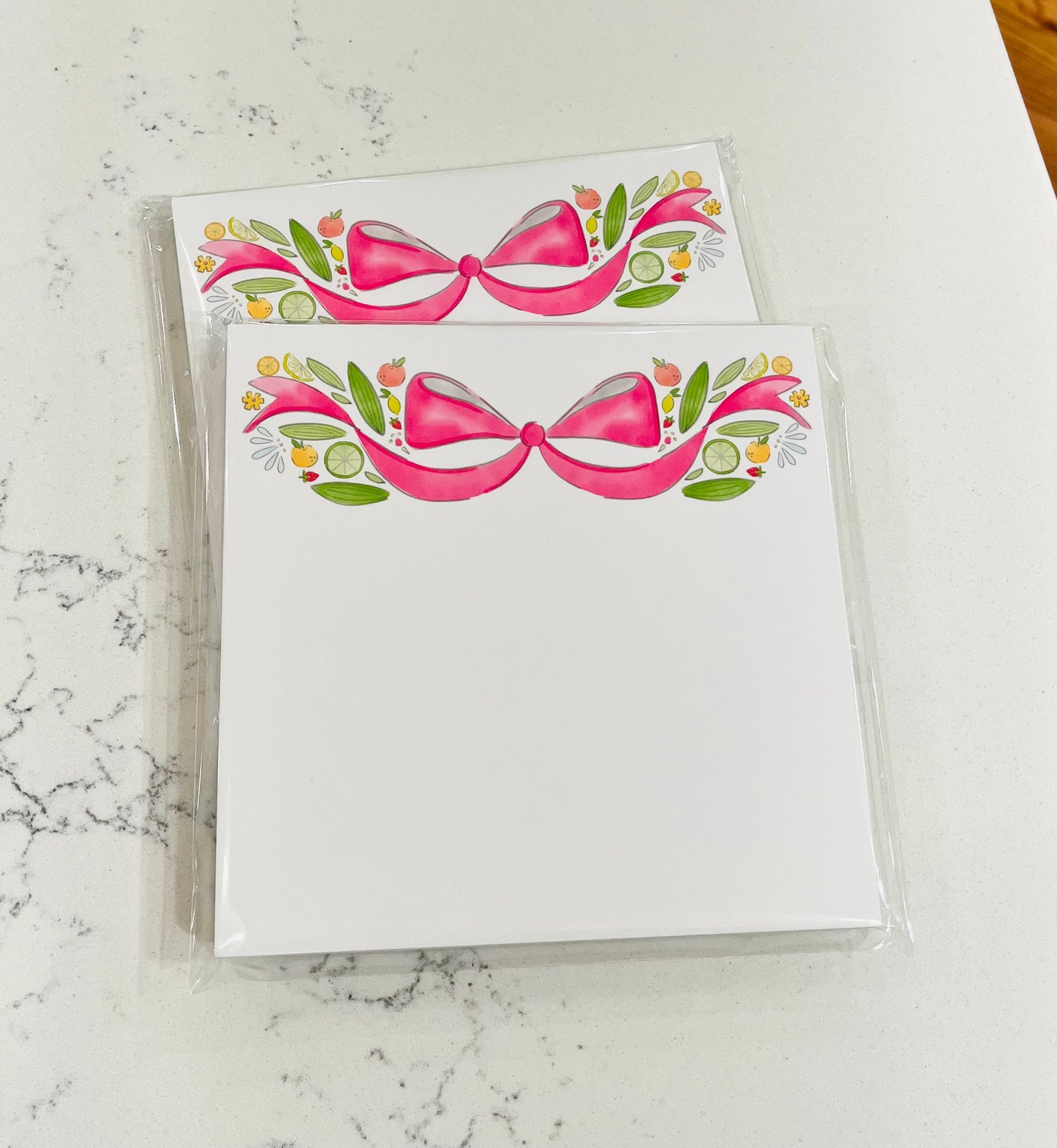 Personalized Notepad - Fruit Bow