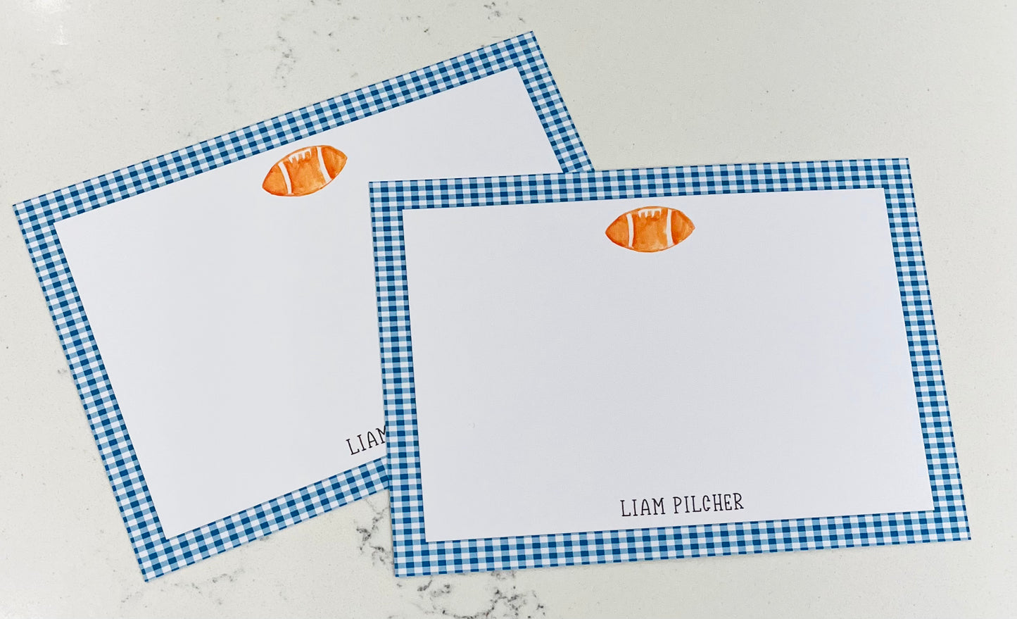 Note Cards, Football