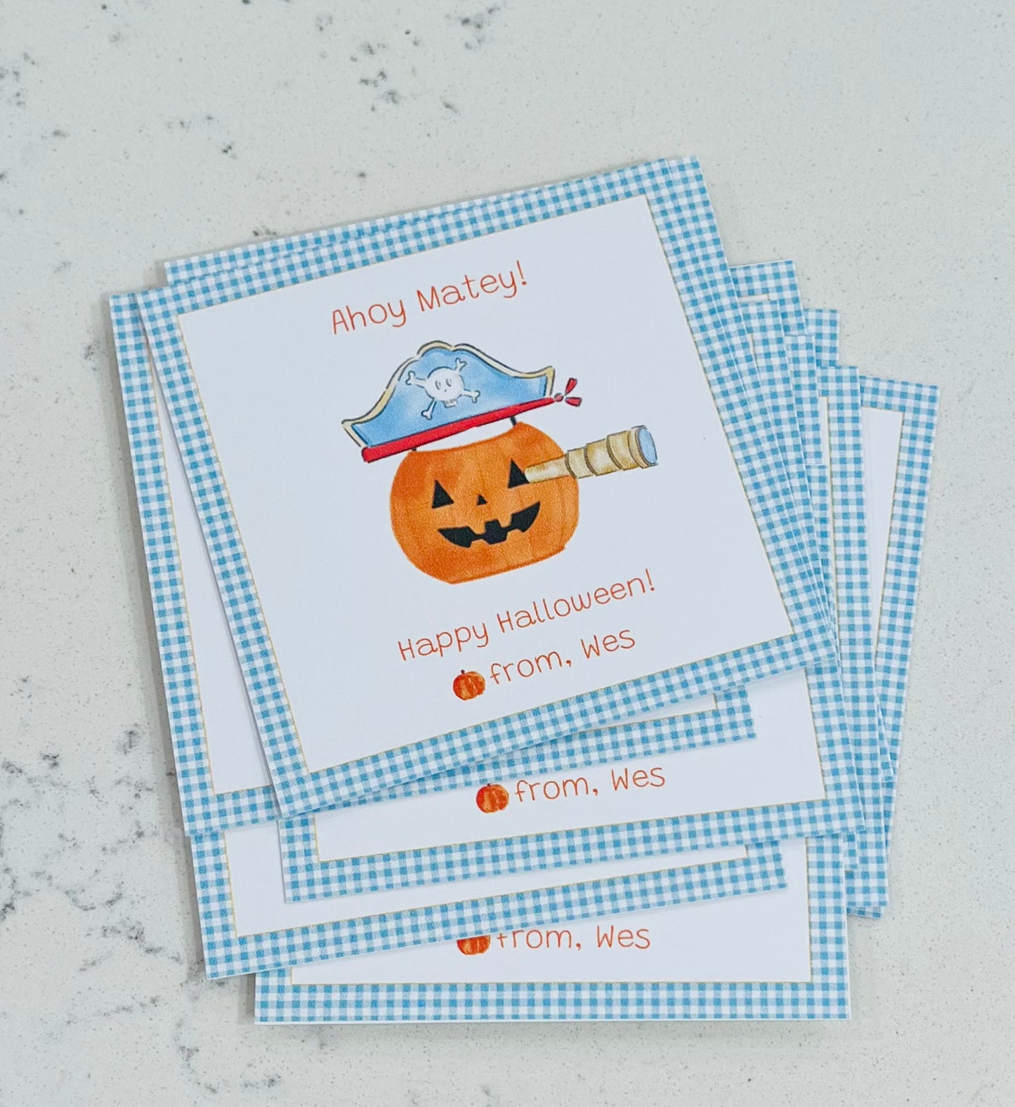 Halloween Pirate Gift Tags
