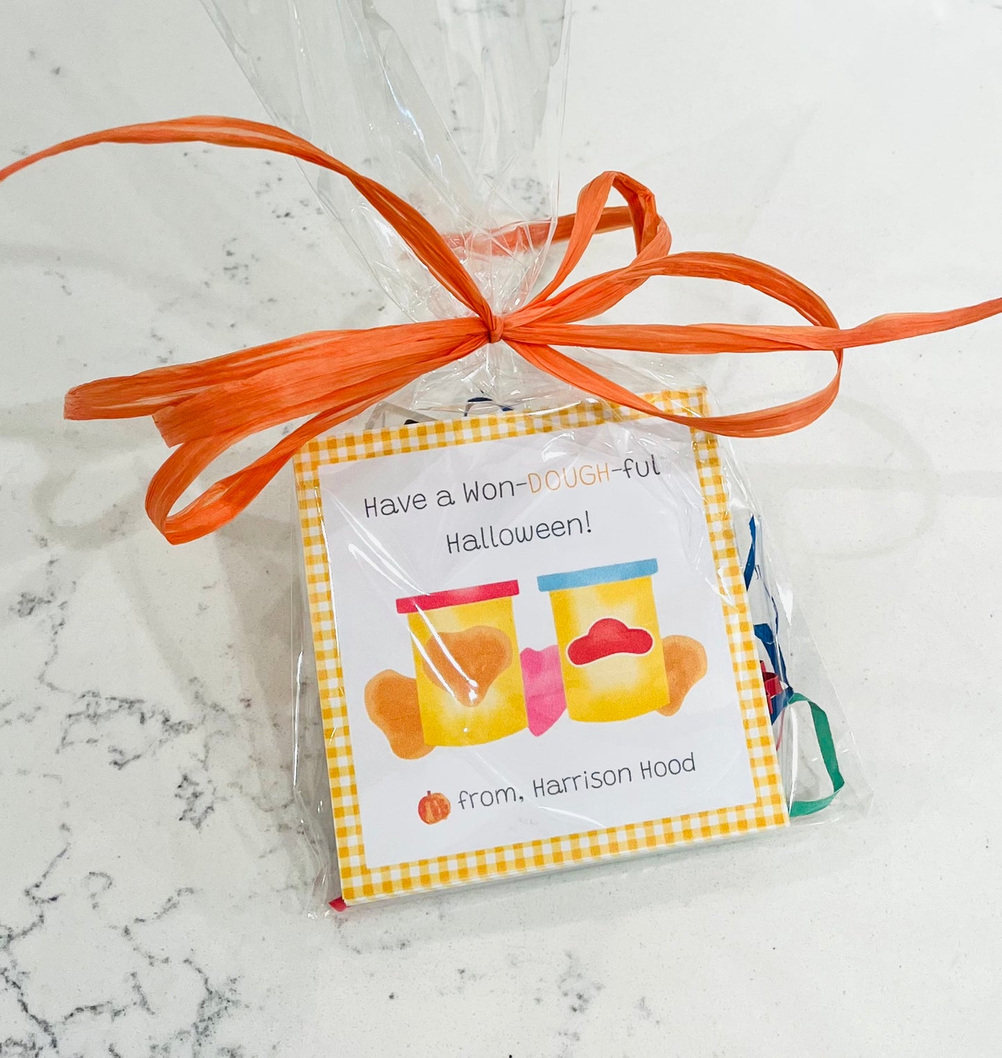 Halloween Playdough Gift Tags