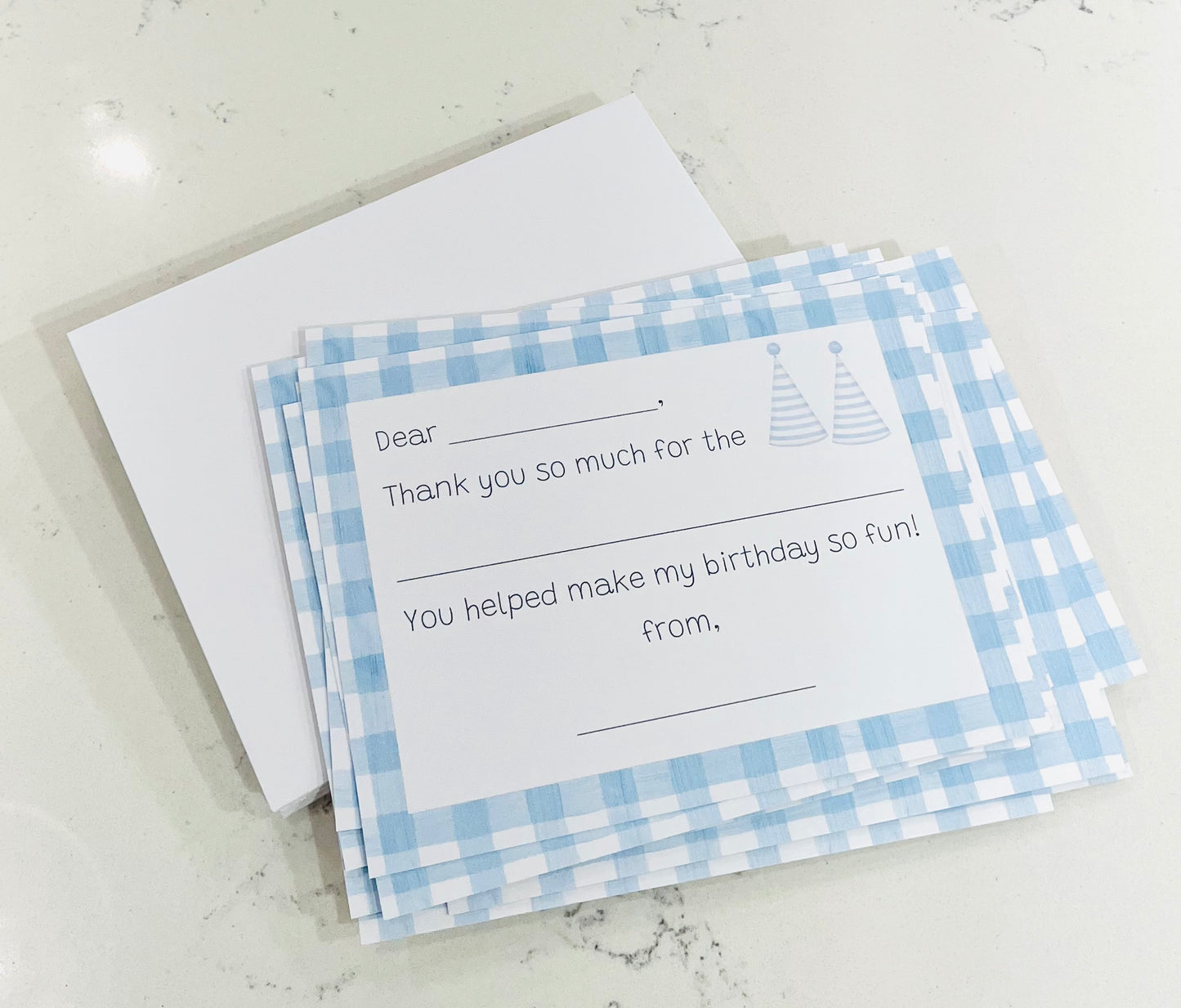 Thank You Notes, Party hats