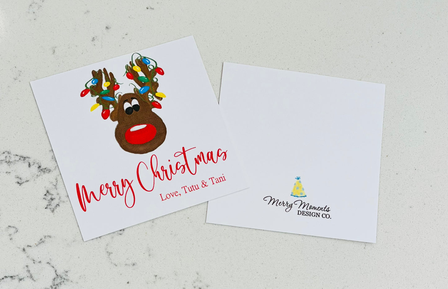 Gift Tags & Stickers, Rudolph