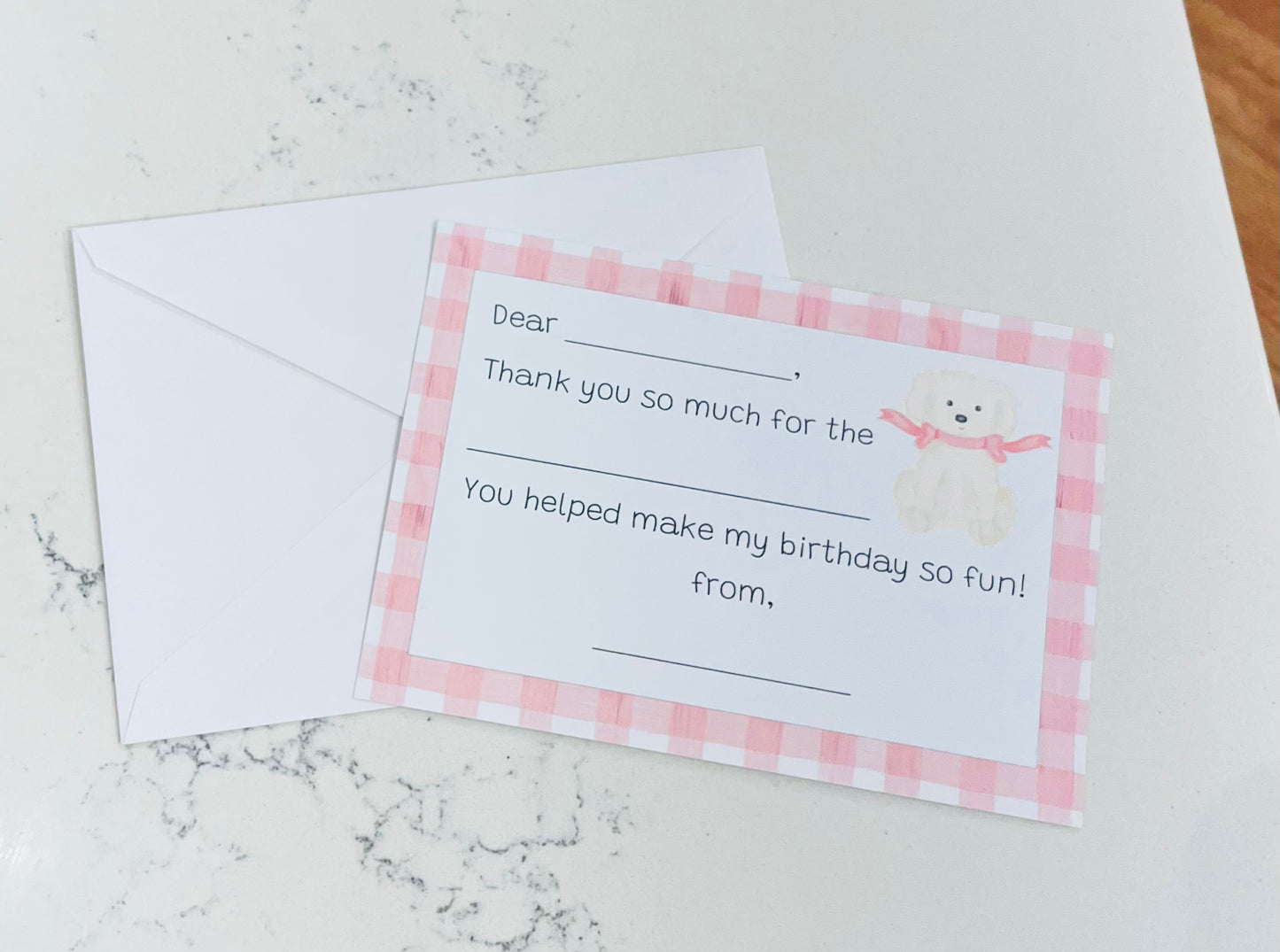 Thank You Notes, Puppy