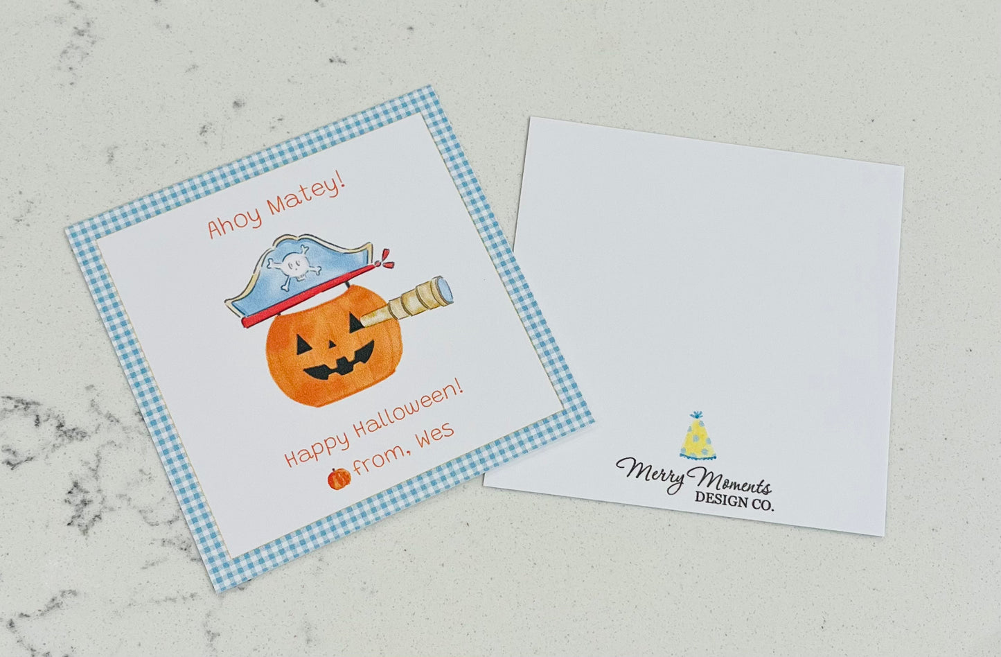 Halloween Pirate Gift Tags