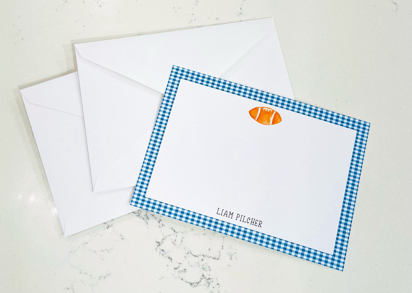 Note Cards, Football