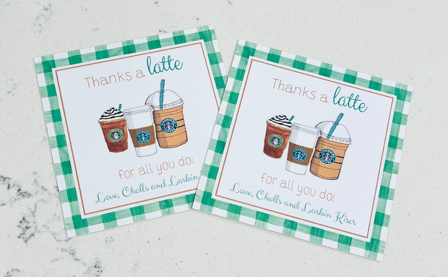 Gift Tags, Coffee