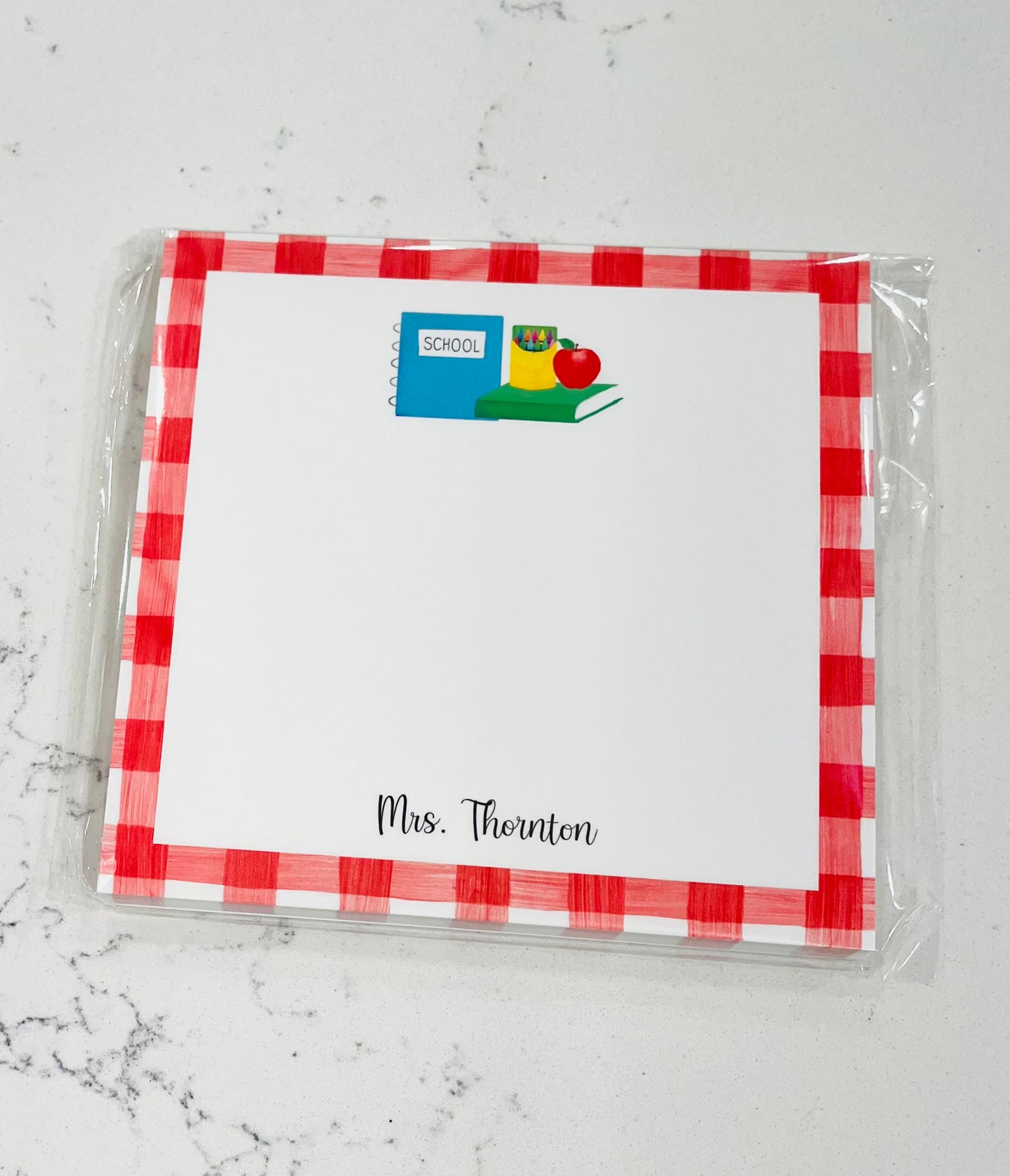 Personalized Teacher Notepad