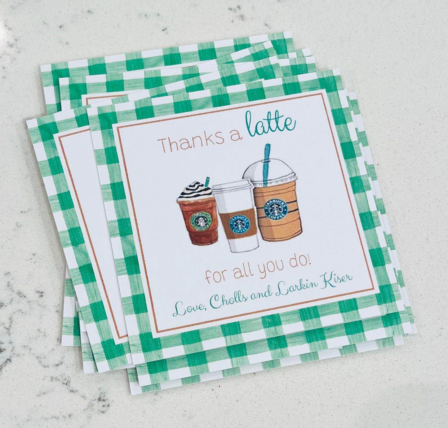 Gift Tags, Coffee