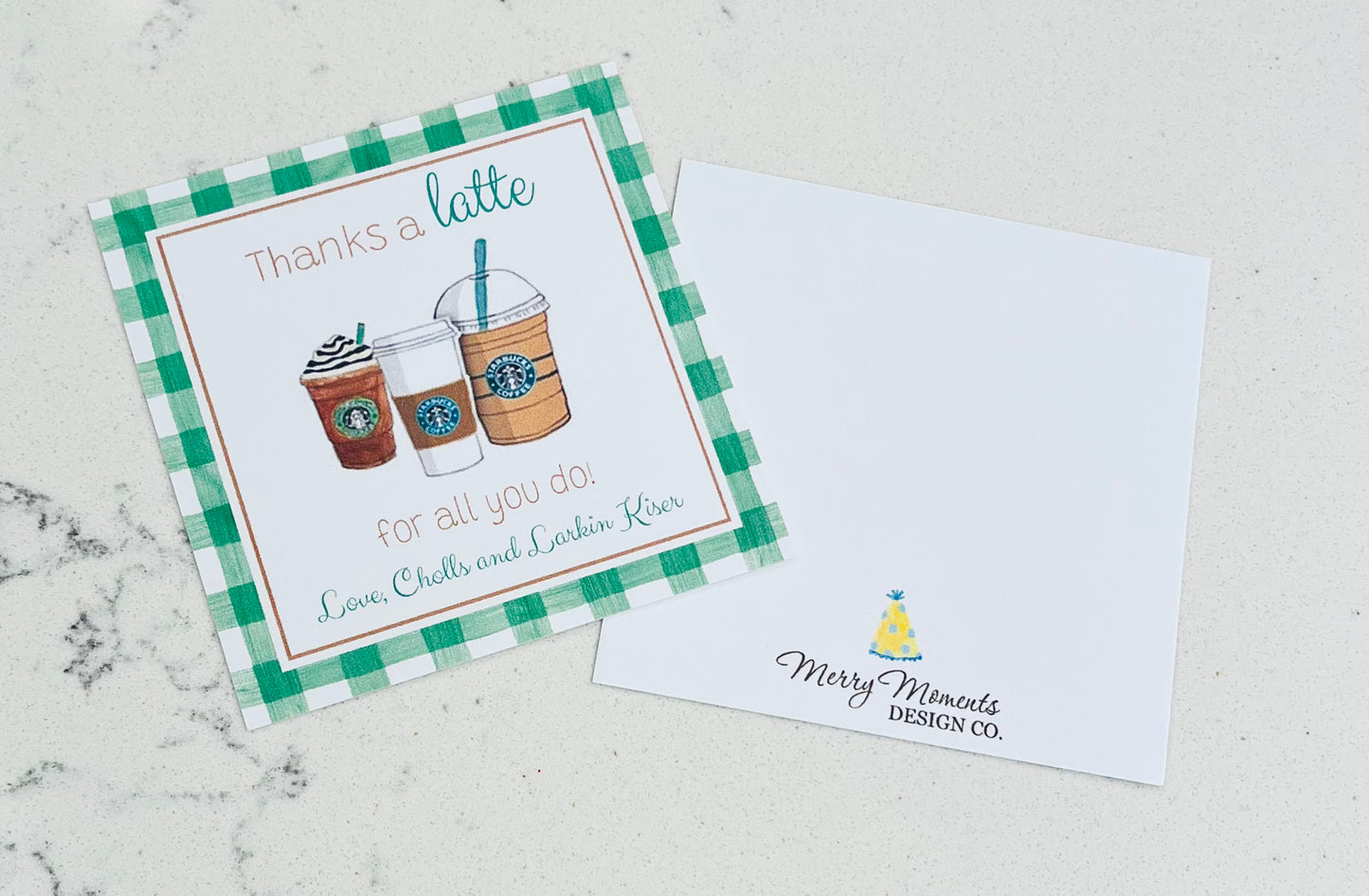 Gift Tags, Coffee