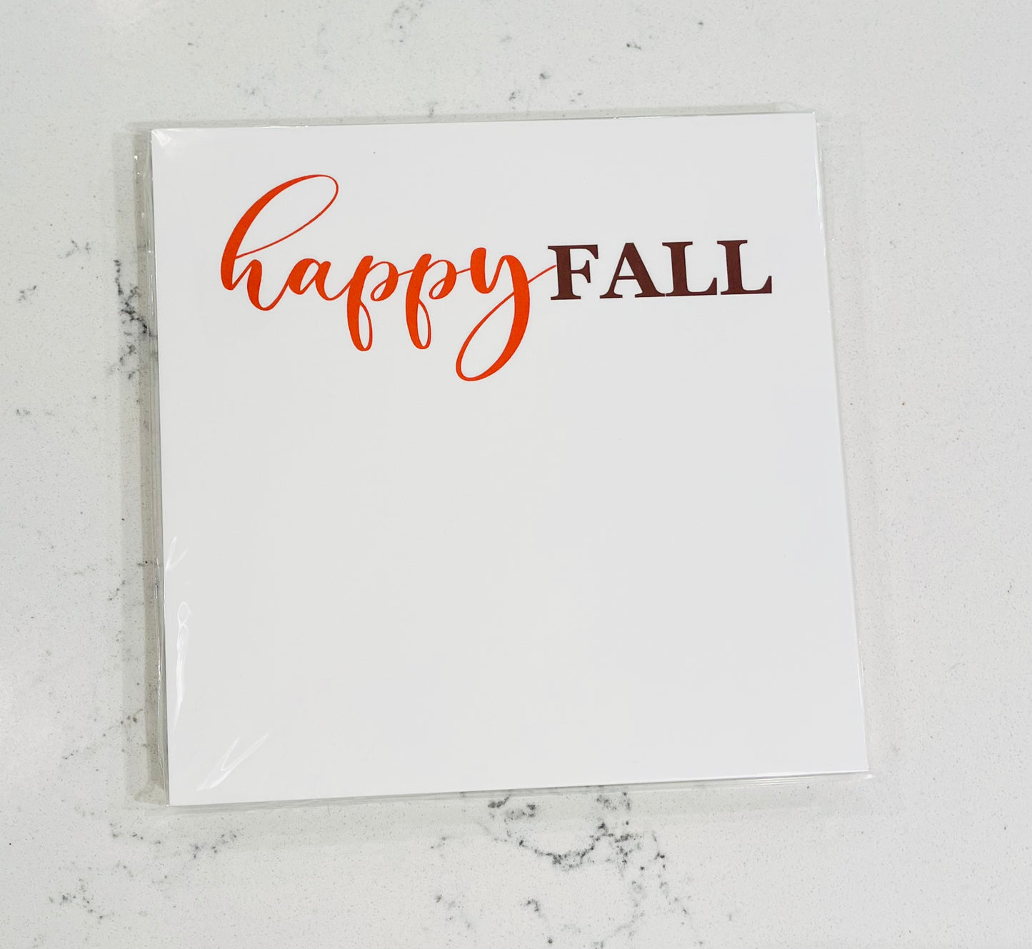 Happy Fall Notepad