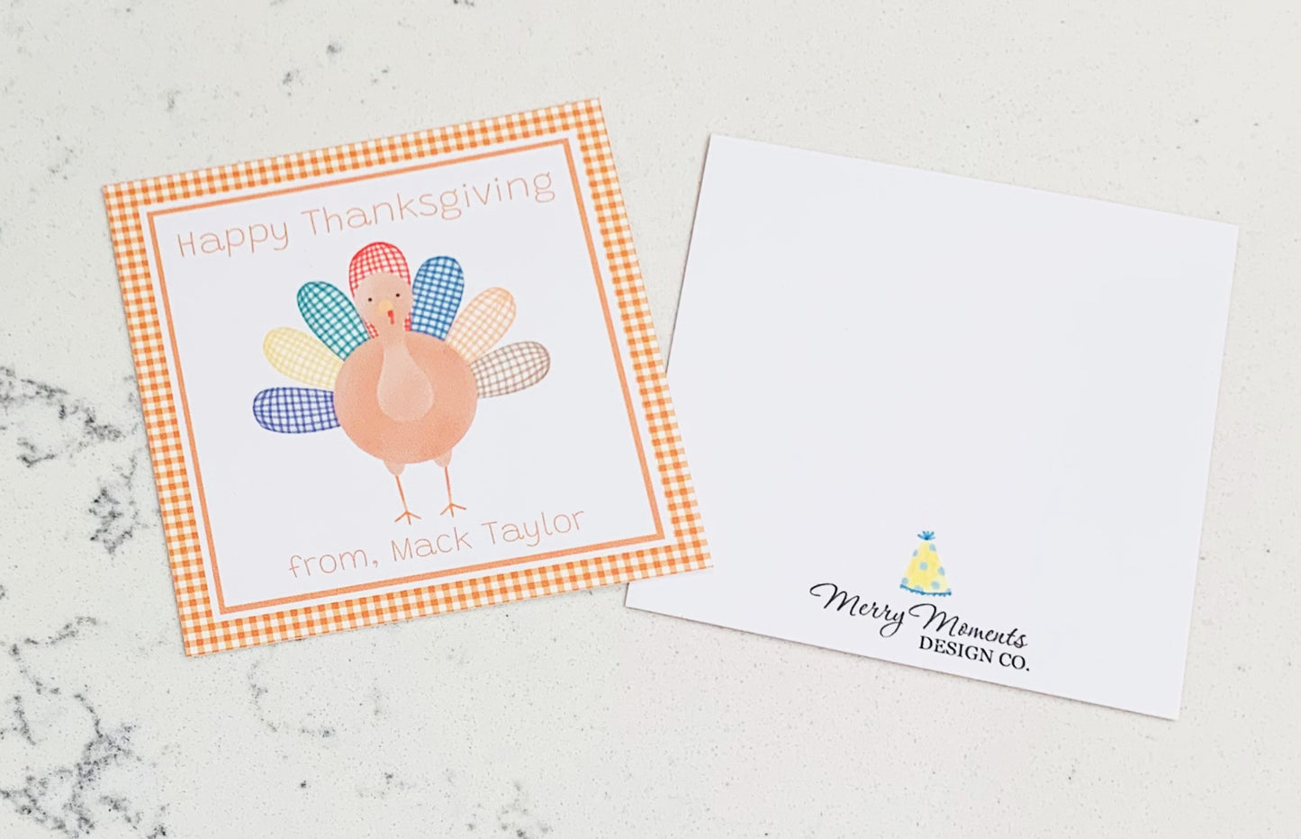 Thanksgiving Gift Tags & Stickers - Turkey