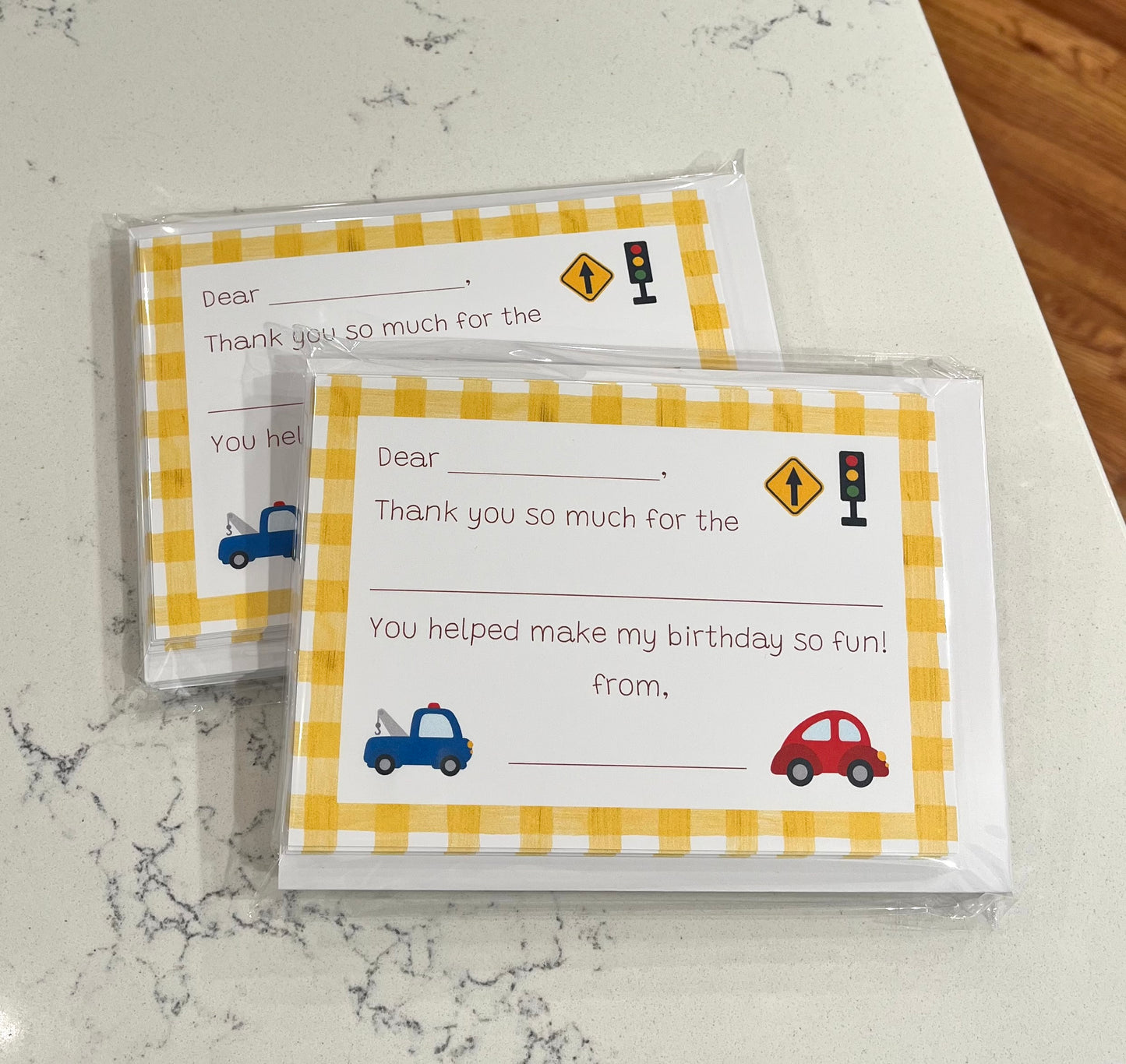 Thank You Notes, Cars