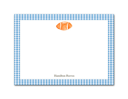 Personalized Note Cards - Football