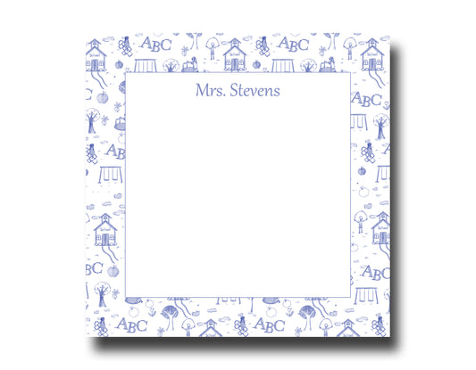 Personalized Teacher Notepad