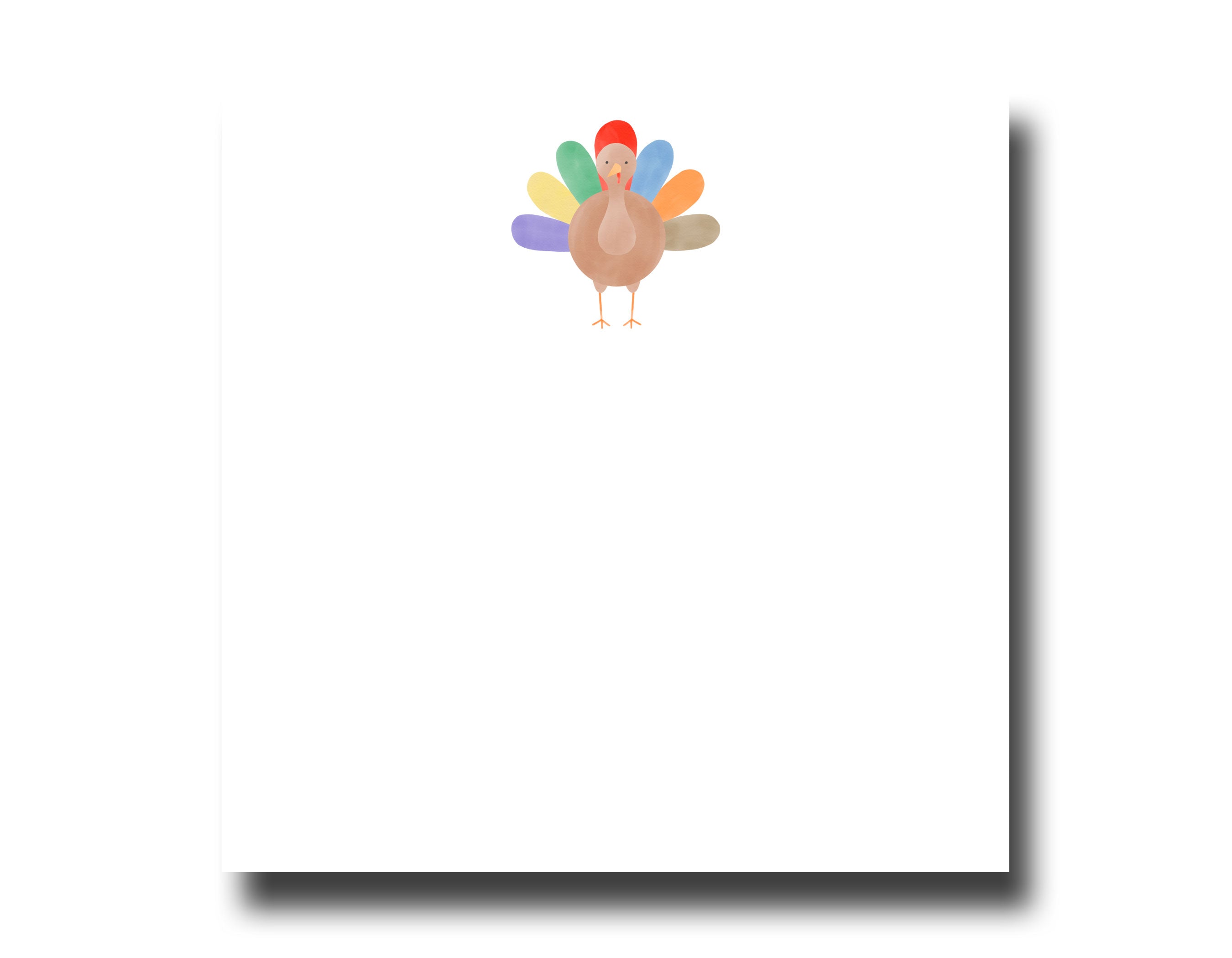 Turkey Notepad – Merry Moments Design Co.