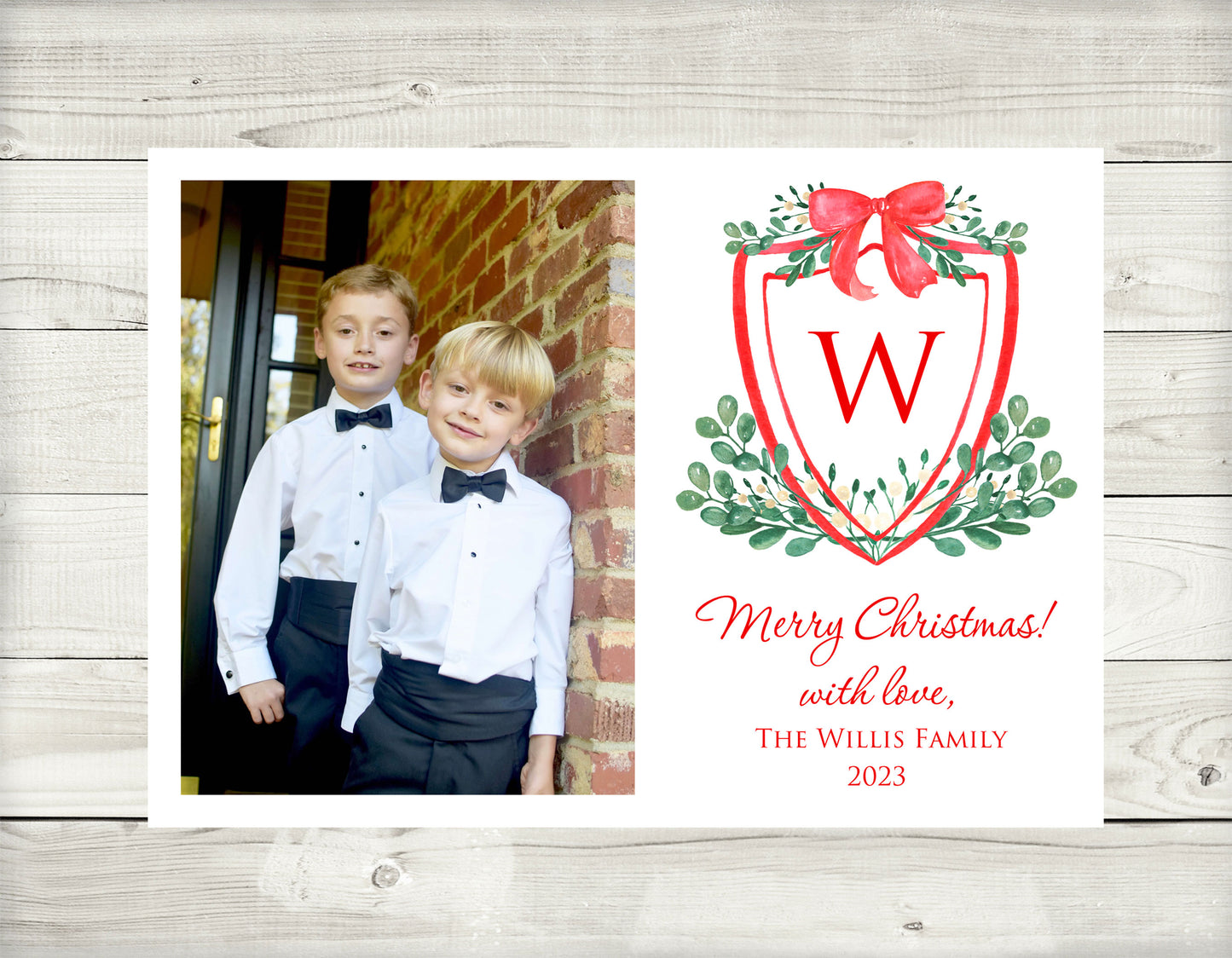 Christmas Cards, Crest
