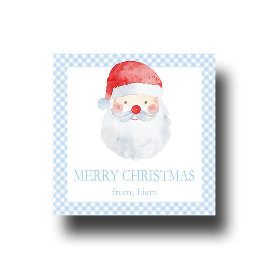 Gift Tags & Stickers - Santa