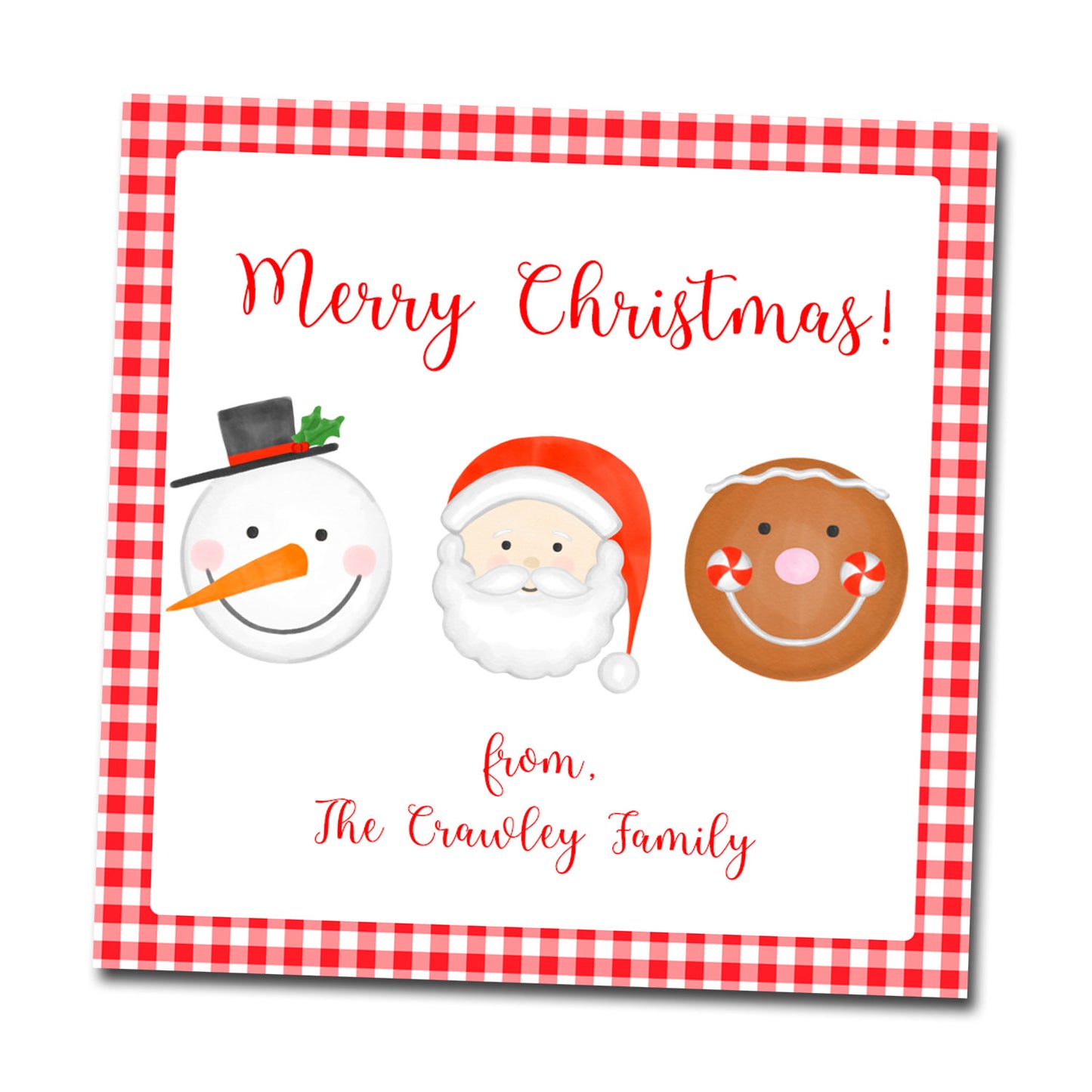 Gift Tags & Stickers - Santa & friends