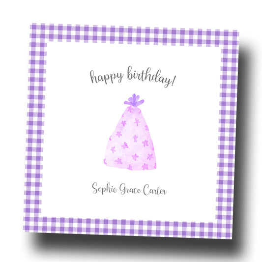 Birthday Gift Tags & Stickers - Party Hat