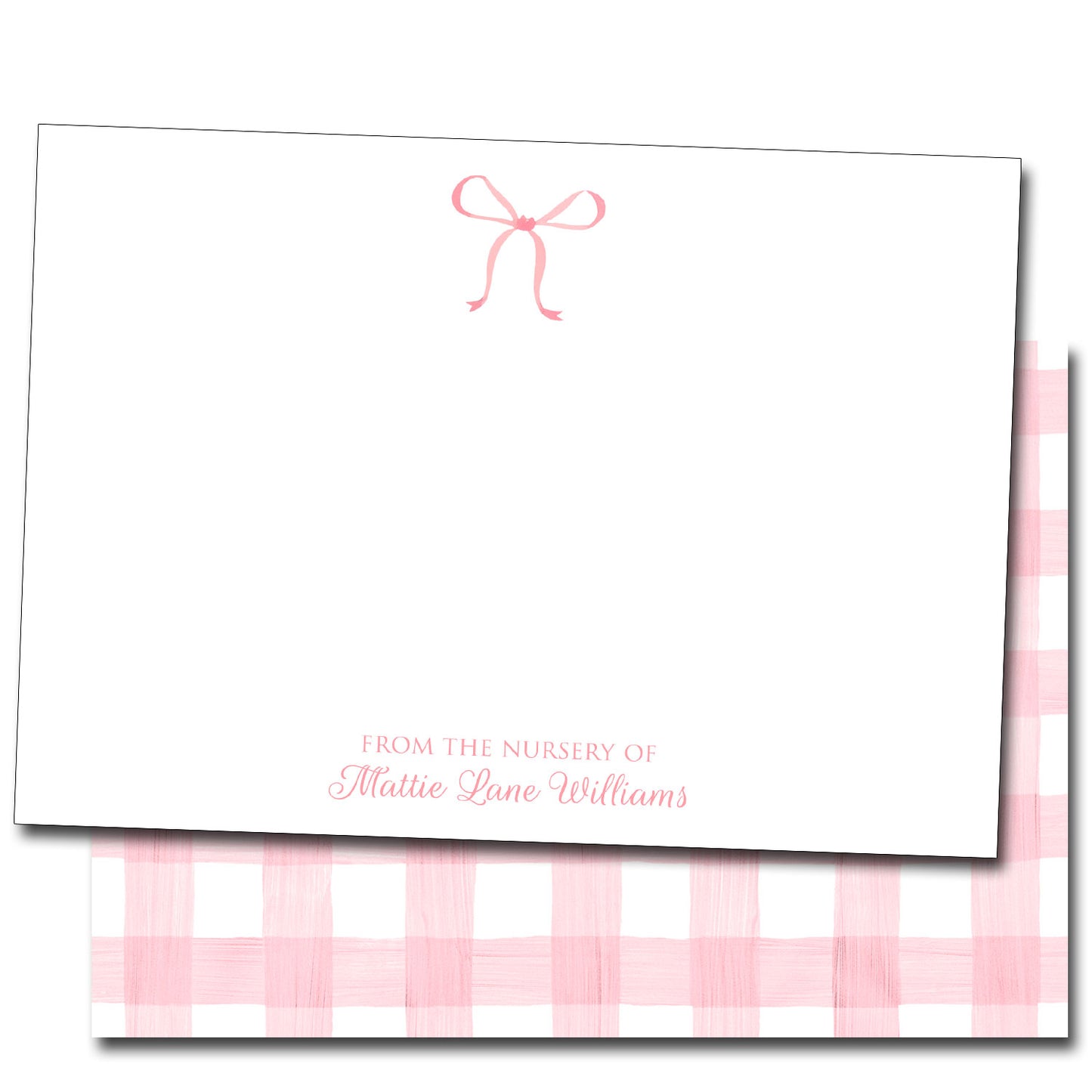 Personalized Note Cards - from the nursery