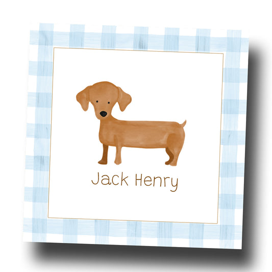 Personalized Enclosure Cards - Puppy