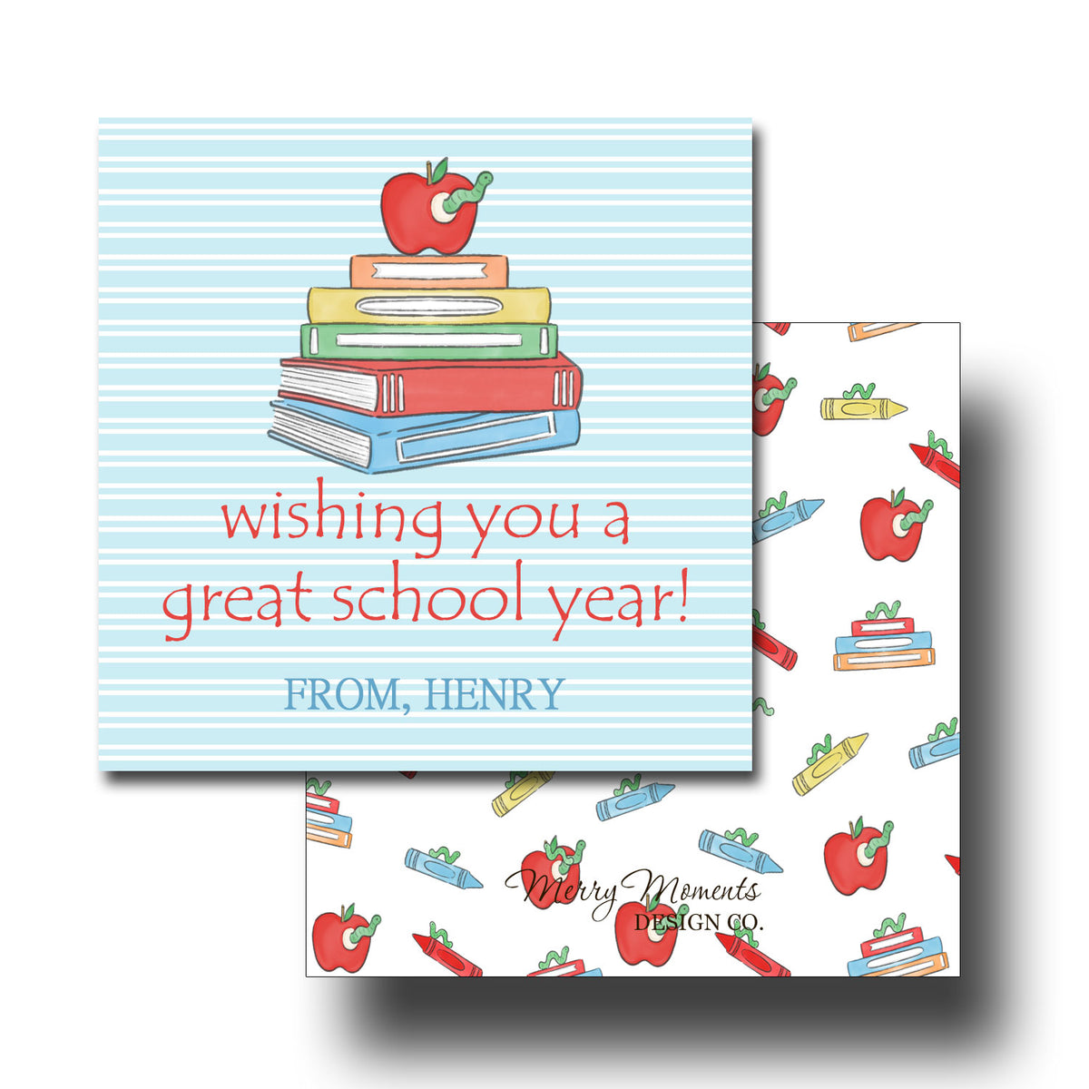 Personalized Gift Tags & Stickers, Back to School
