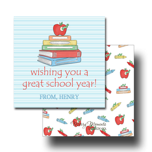 Personalized Gift Tags & Stickers, Back to School