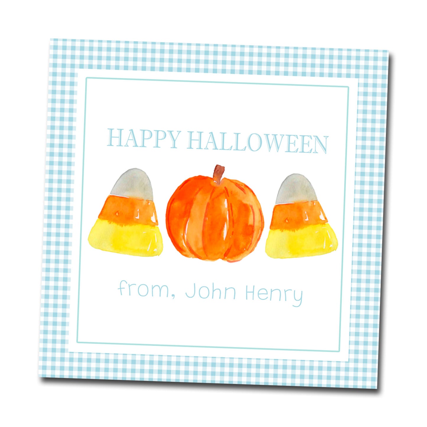 Halloween Gift Tags & Stickers -Candy Corn