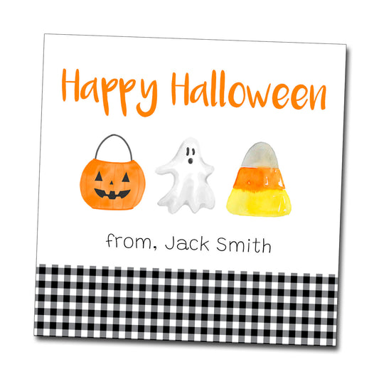 Halloween Gift Tags & Stickers - Ghost