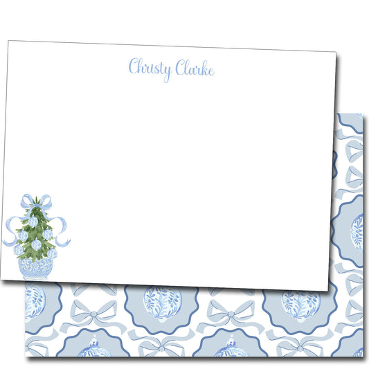 Personalized Note Cards - Chinoiserie