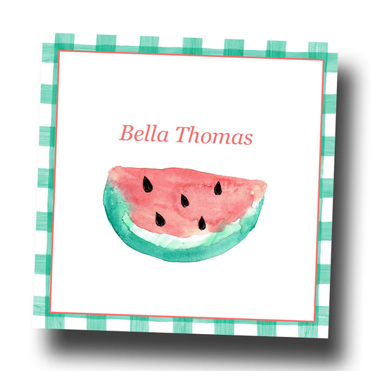 Personalized Enclosure Cards  - Watermelon
