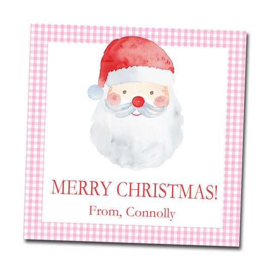 Gift Tags & Stickers - Santa