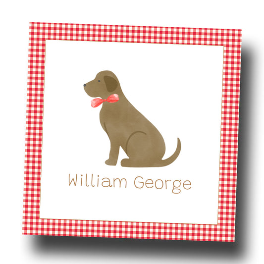 Personalized Enclosure Cards - Puppy