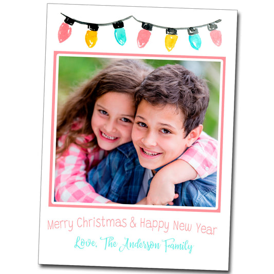 Christmas Cards - Colorful Lights