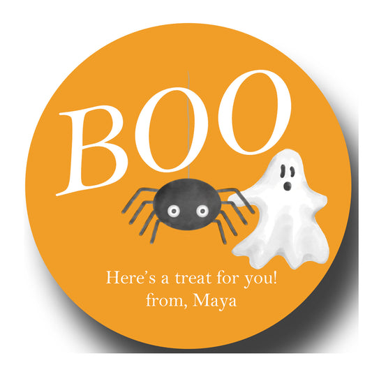 Boo Halloween Gift Tags