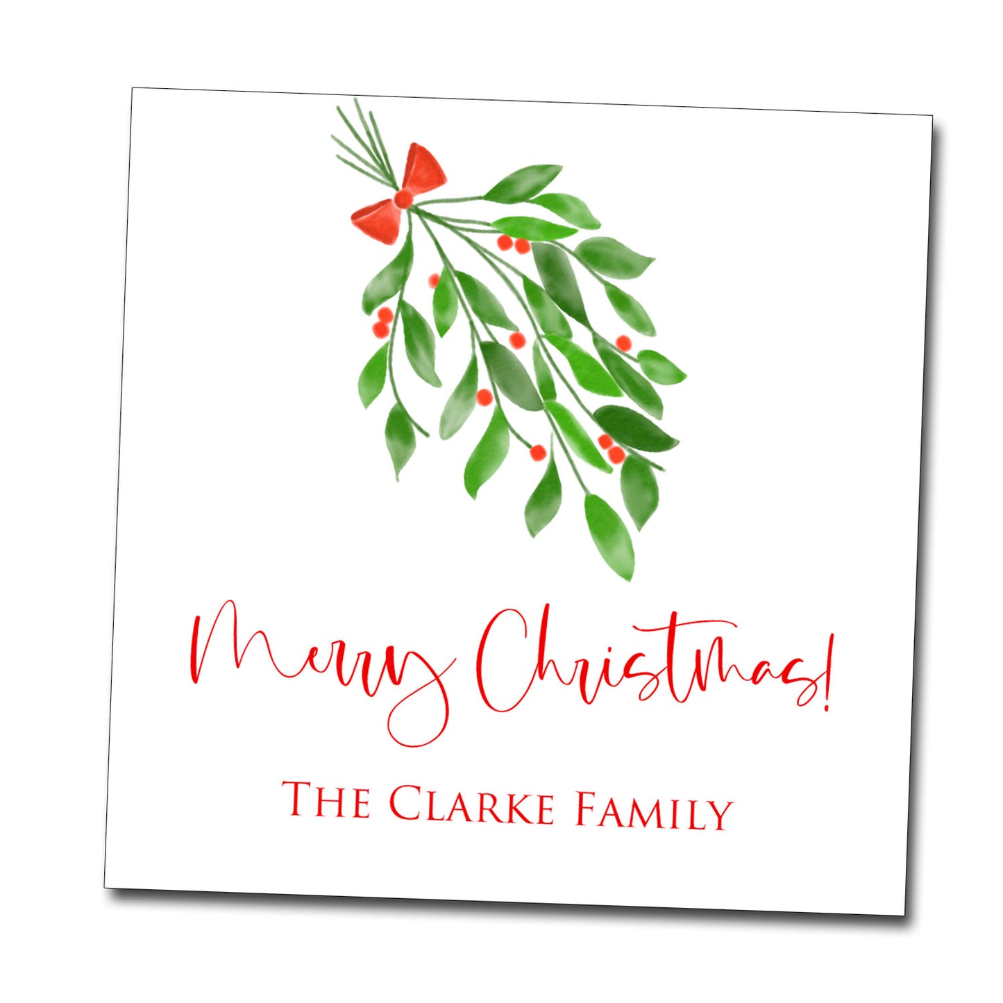 Gift Tags & Stickers - Mistletoe