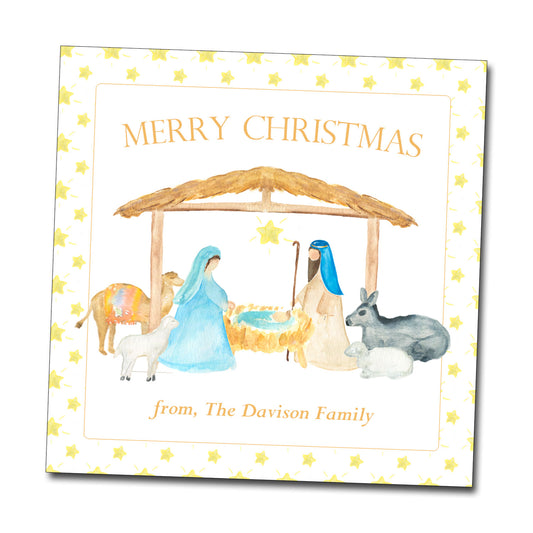 Gift Tags & Stickers - Nativity