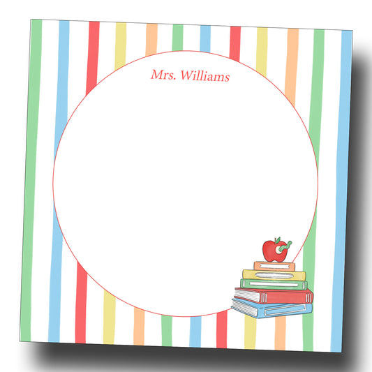 Personalized Teacher Notepad