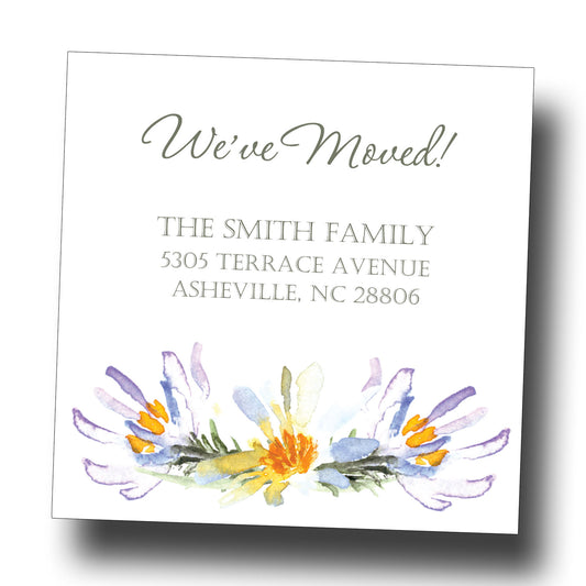 Personalized Enclosure Cards - We've Moved