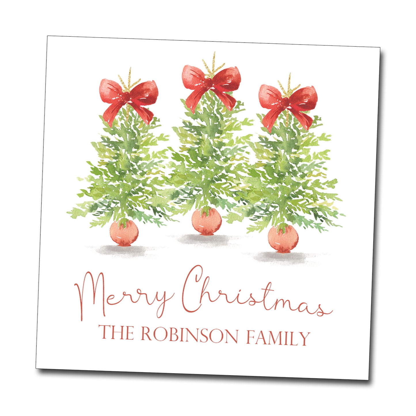 Gift Tags & Stickers - Tree Trio