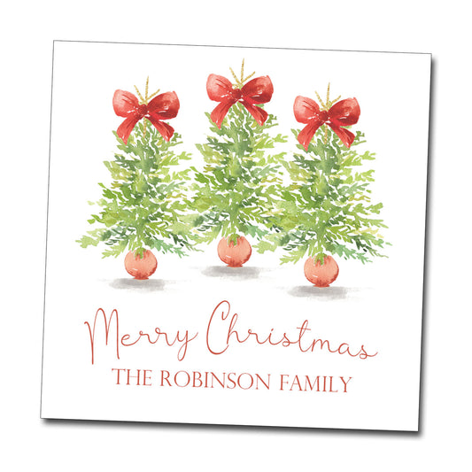 Gift Tags & Stickers - Tree Trio