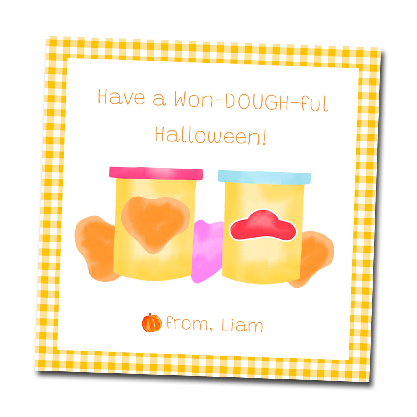 Halloween Gift Tags & Stickers - Colorful Dough