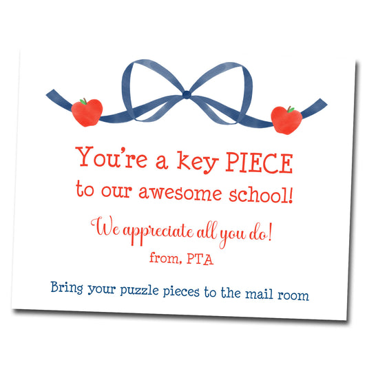 Puzzle Card for Teachers