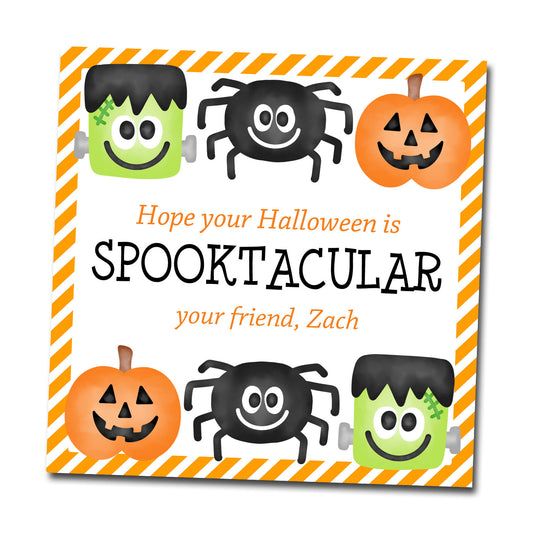 Halloween Gift Tags & Stickers -Spooktacular