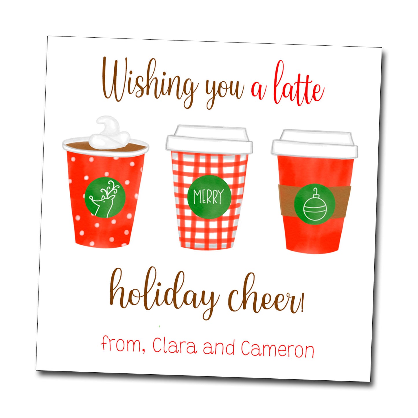 Gift Tags & Stickers - Latte