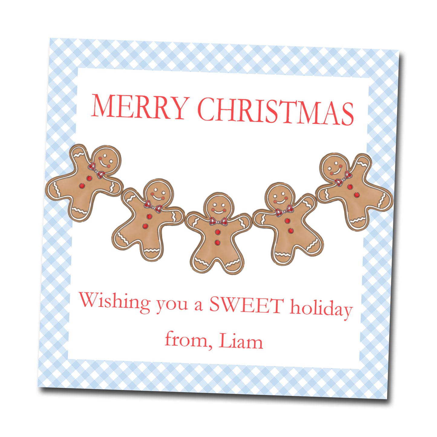 Gift Tags & Stickers - Gingerbread Men