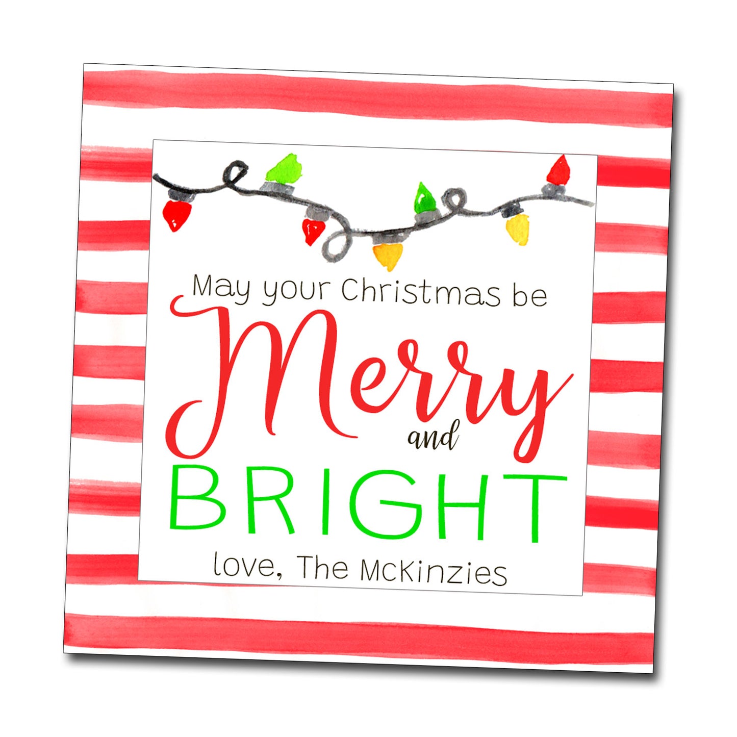 Gift Tags & Stickers - Merry & Bright