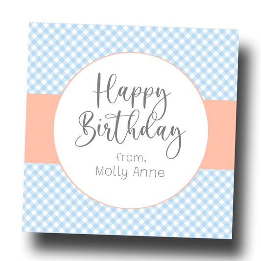 Birthday Gift Tags & Stickers